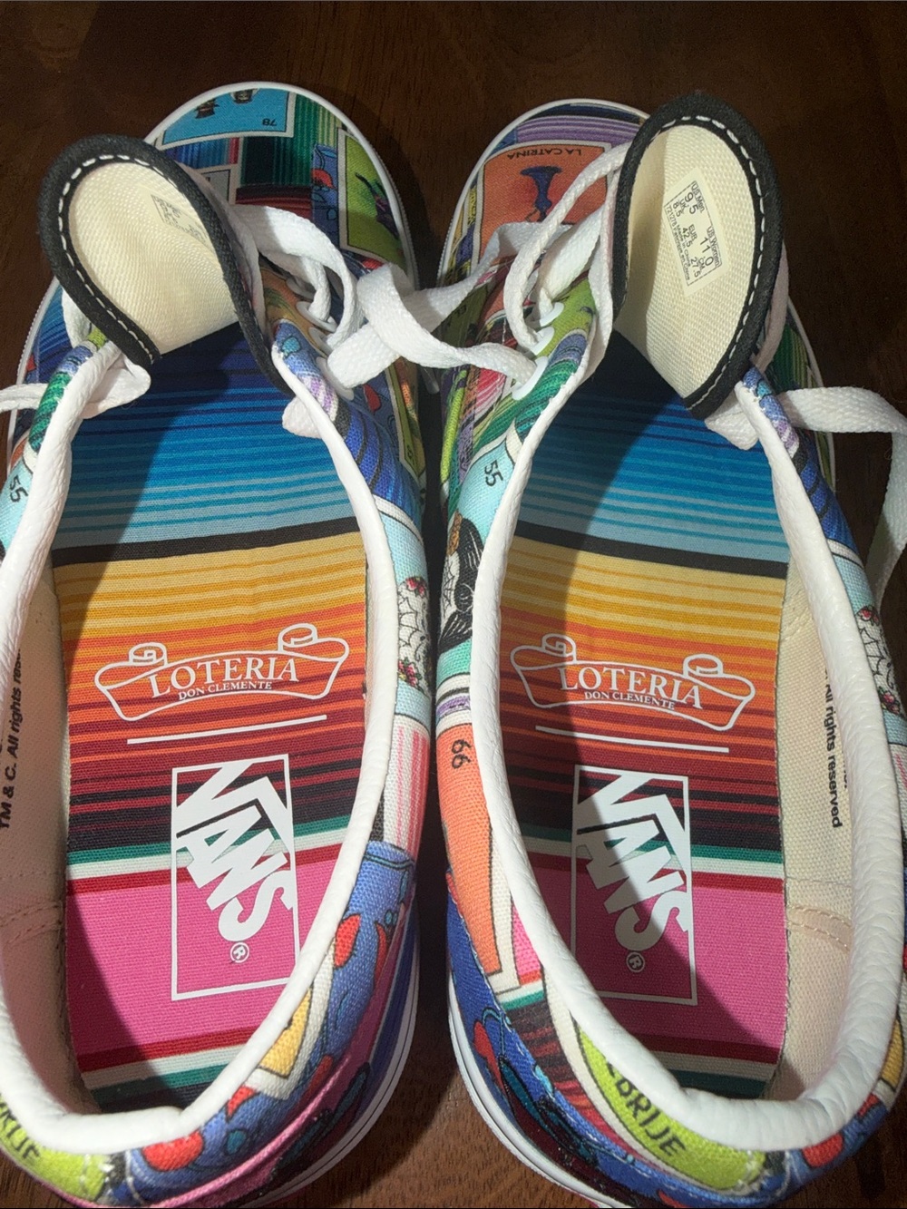 Vans Multicolor Day of the Dead Lotería Canvas Sneakers - Picture 10 of 14